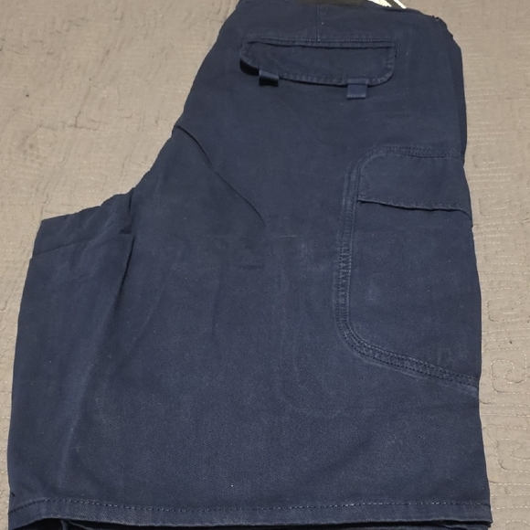 True Religion Dark Blue Cargo Shorts